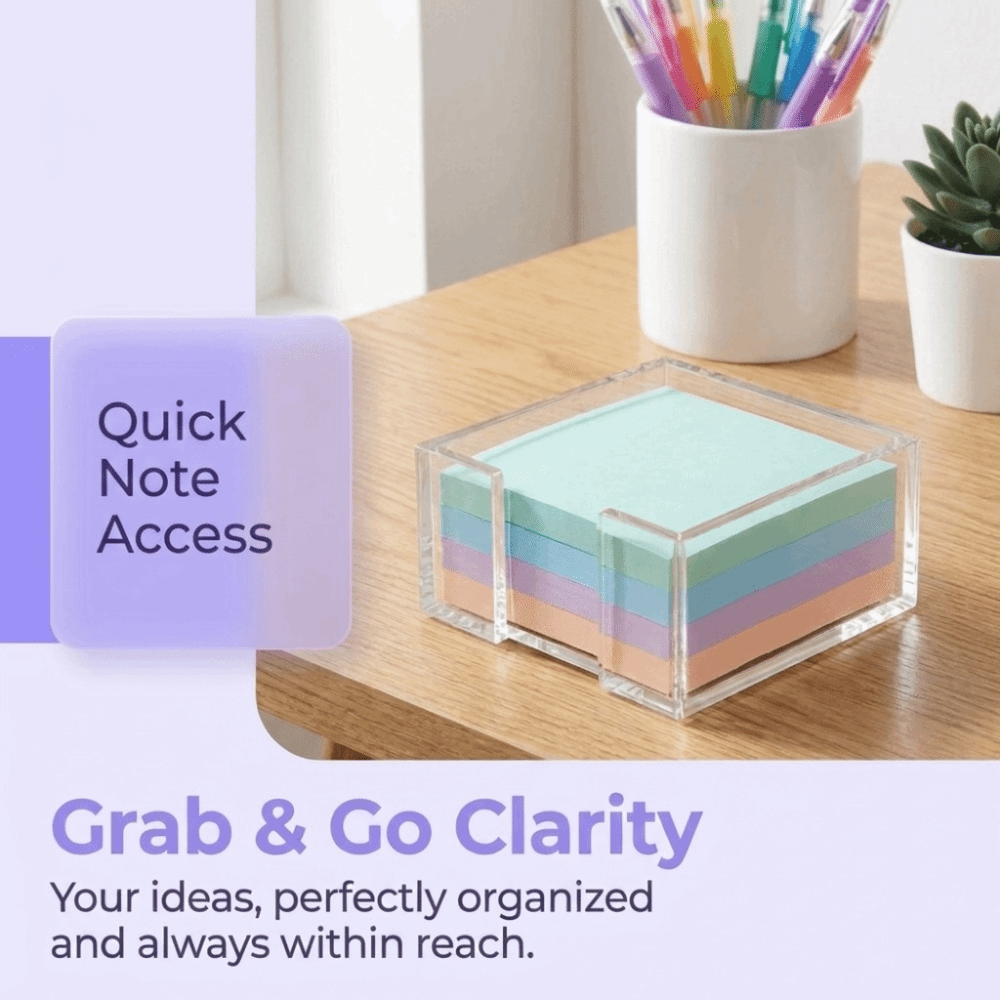 Transparenter Haftnotizhalter  – Sticky Note Dispenser Bewertung und Preis