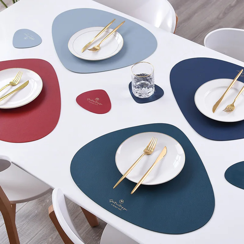 Unregelmäßige Tischs ets und U – Desk Mat Leather Bewertung und Preis