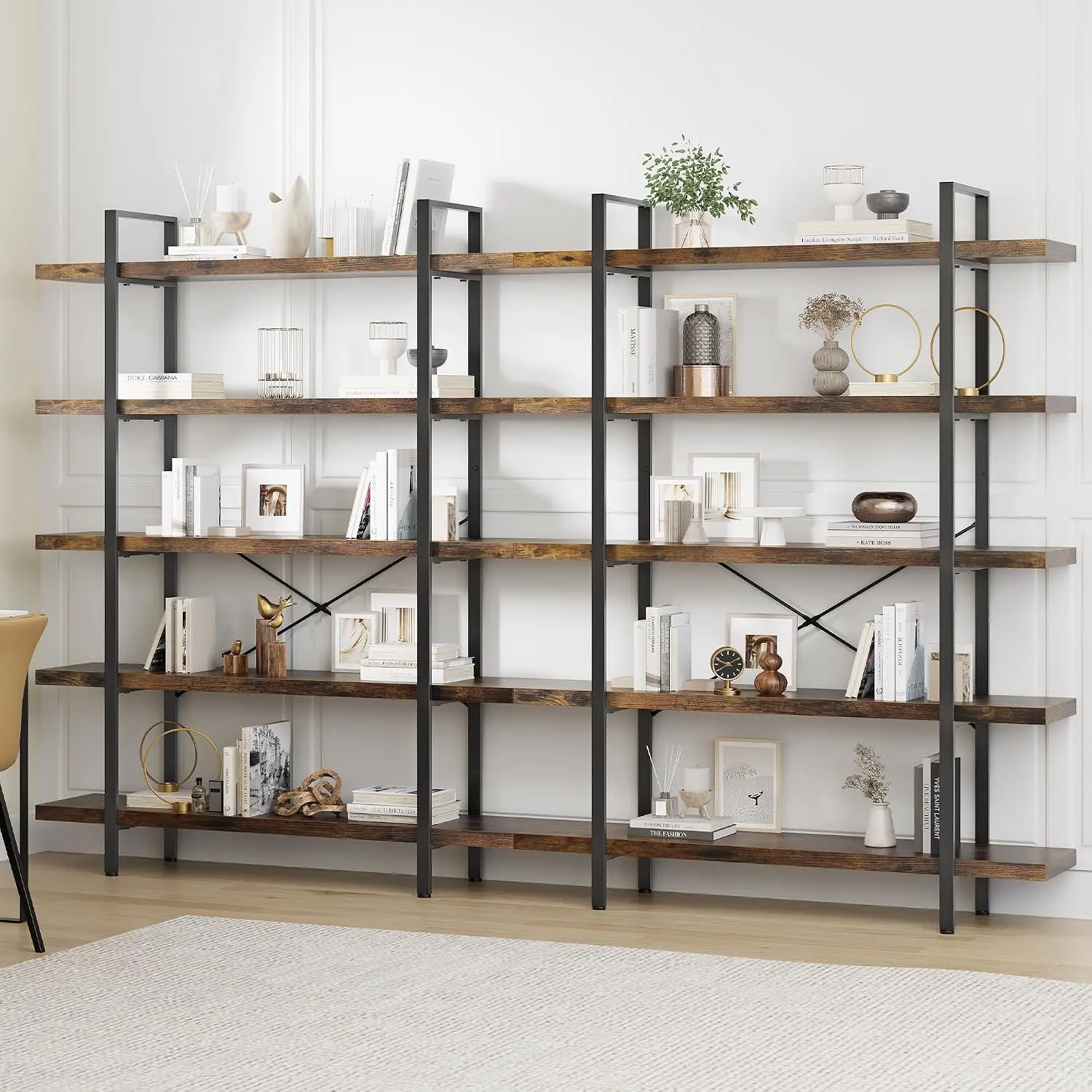 Bücherregal-Set mit 2 Stück, r – Bookcase Wood Shelf Bewertung und Preis
