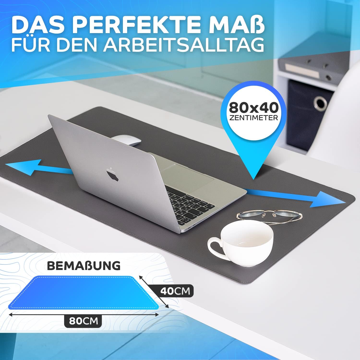 Genähte Kanten PU-Leder Schrei – Desk Mat Leather Bewertung und Preis
