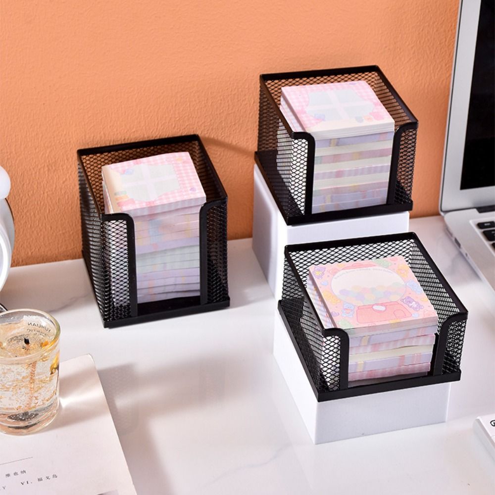 Schwarzer Mesh-Papierwürfel, M – Sticky Note Dispenser Bewertung und Preis