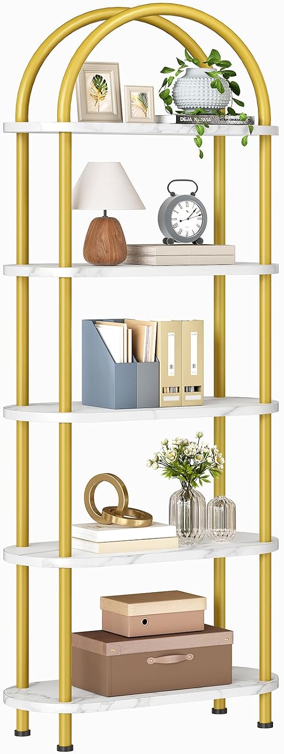 HOOBRO 5-stufiges offenes Büch – Bookcase Wood Shelf Bewertung und Preis