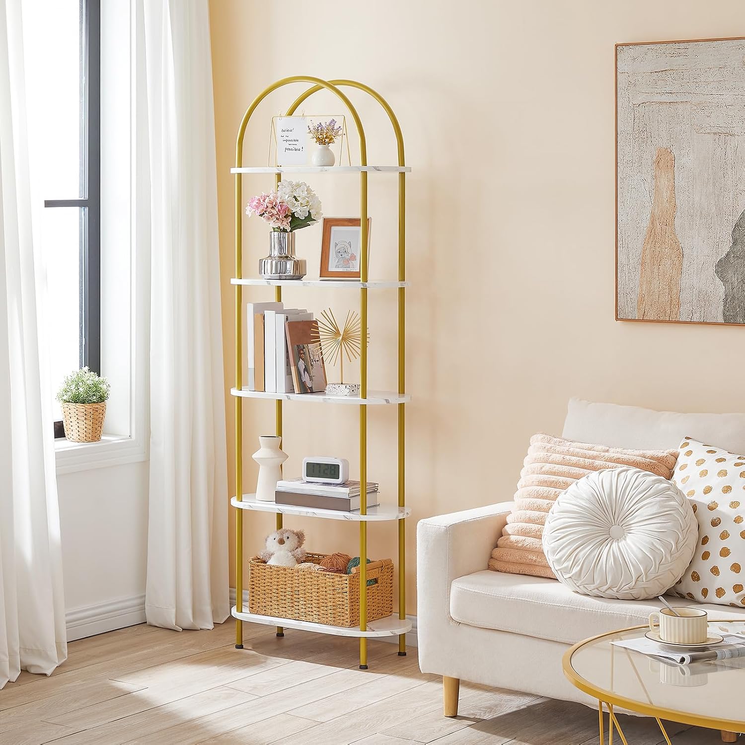 HOOBRO 5-stufiges offenes Büch – Bookcase Wood Shelf Bewertung und Preis