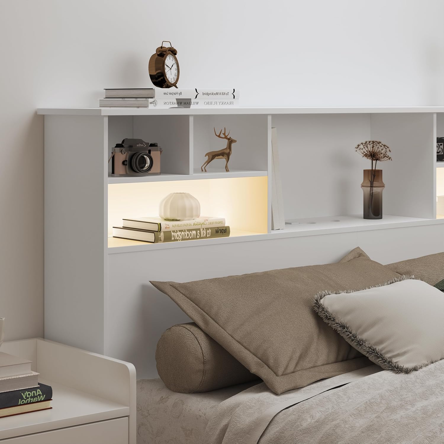 Queen-Size-Kopfteil Nur Holz-B – Bookcase Wood Shelf Bewertung und Preis