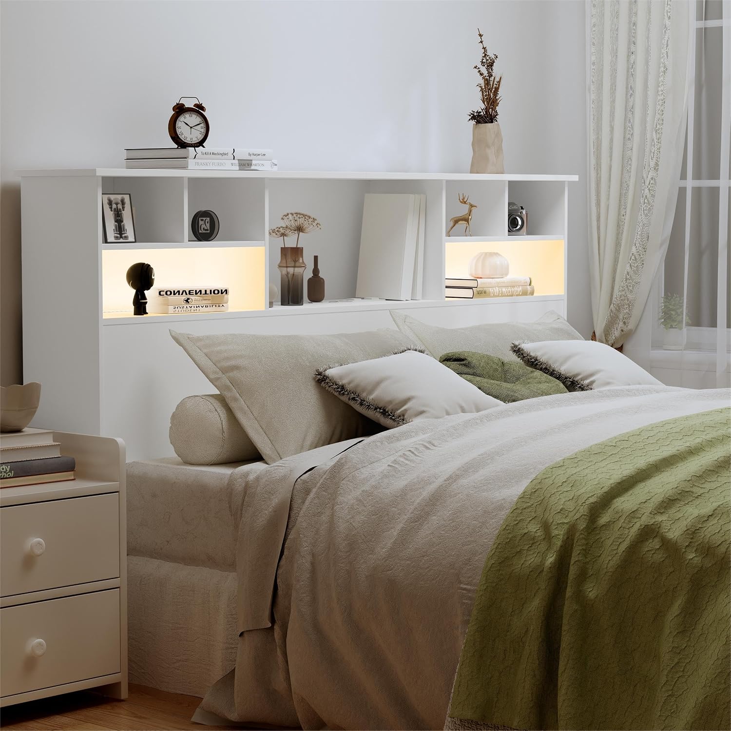 Queen-Size-Kopfteil Nur Holz-B – Bookcase Wood Shelf Bewertung und Preis