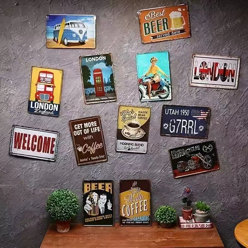 Retro-Metallschild: Wenn Sie k – Home Office Questions Bewertung und Preis